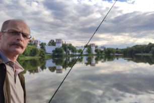 Рыбалка на Новодевичьем пруду